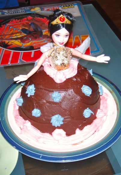Wonder Woman Cake Seems a Fitting Choice Today. Now, that's joyful food. 
