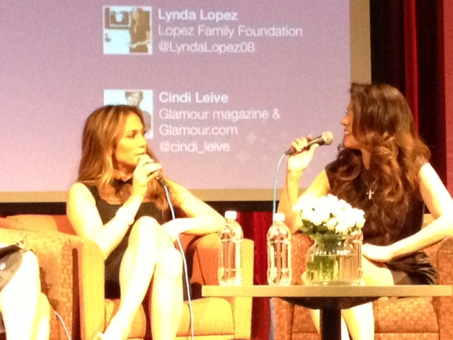 Jennifer & Lynda Lopez speaking of the Telemedicine work they do with The Lopez Family Foundation. 
