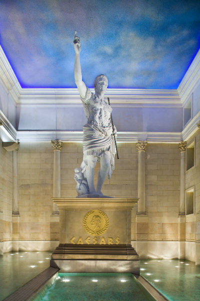 Caesar Statue Lobby